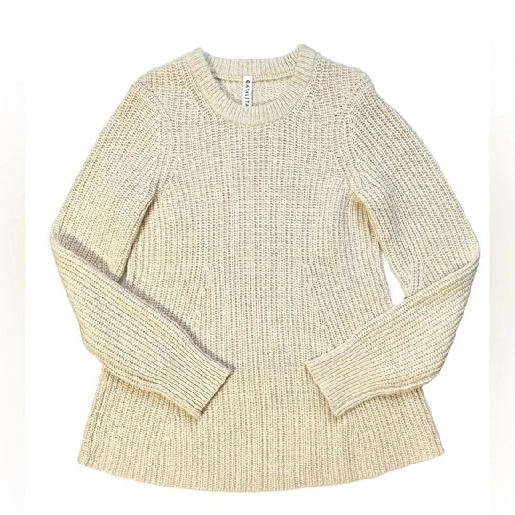 Athleta Sierra Crew Chunky Knit Wool Sweater - Picture 2 of 5